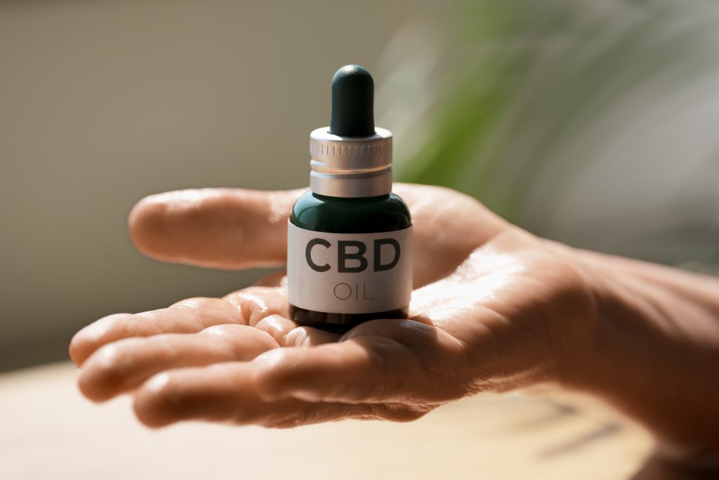 bote de aceite de cbd