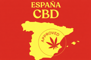 el mapa de españa con el cbd