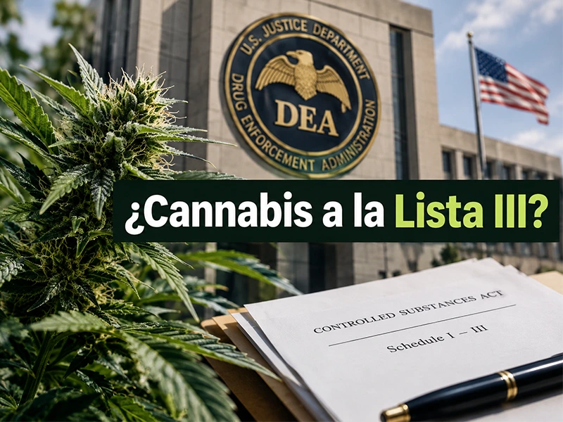 Cannabis en Estados Unidos ante la posible reclasificación de la Lista I a la Lista III
